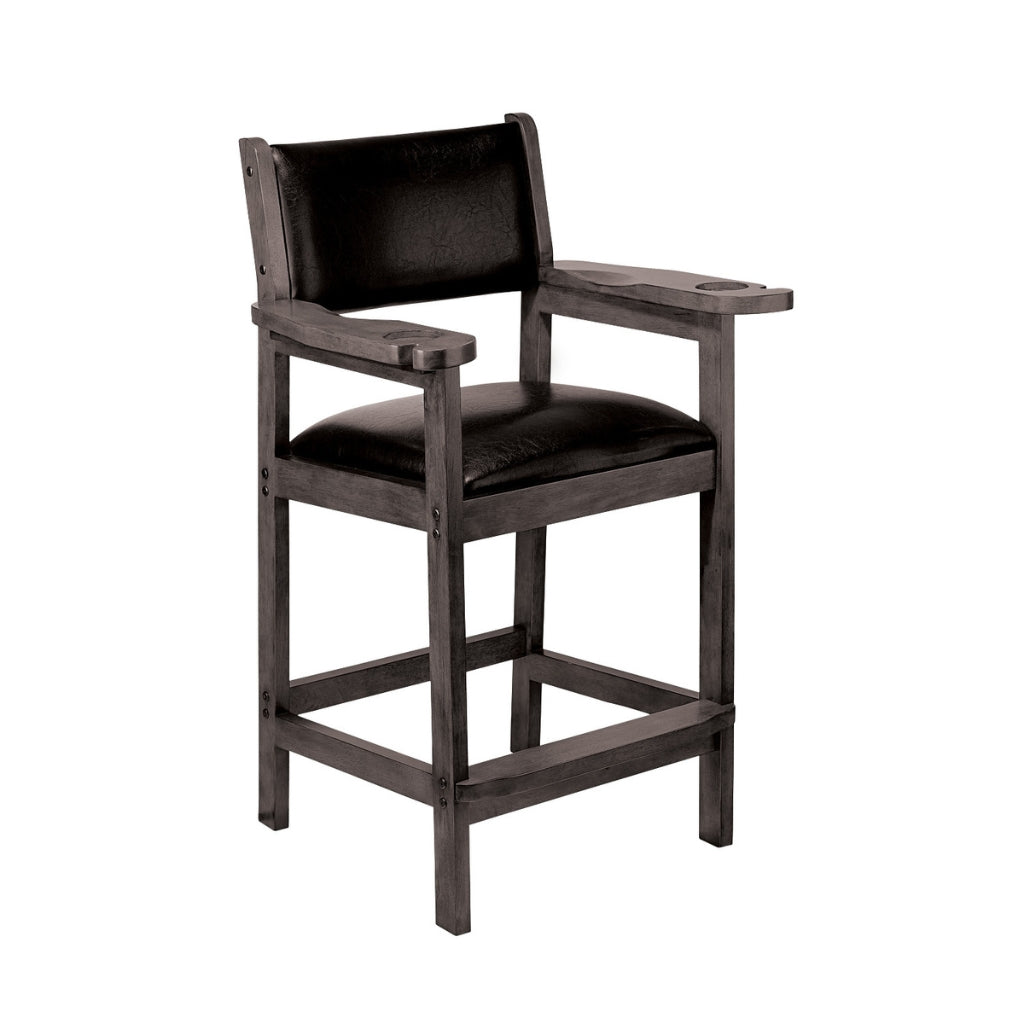 American Heritage Spectator Chair in Grey - Game Room Spot