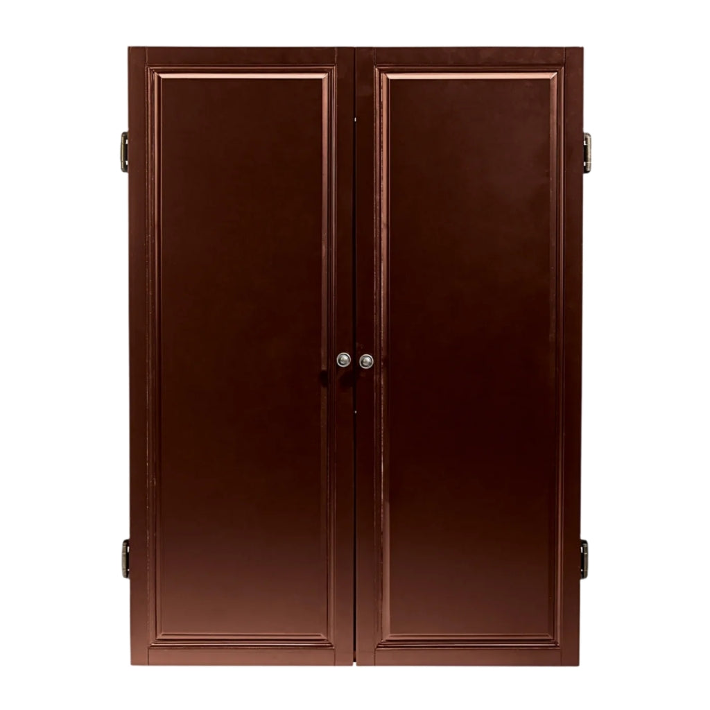 American Heritage Strafford Dartboard Cabinet in Espresso - Game Room Spot