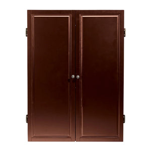 American Heritage Strafford Dartboard Cabinet in Espresso - Game Room Spot