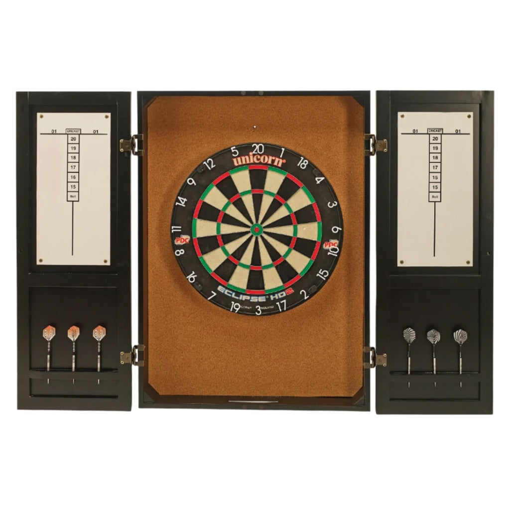 American Heritage Strafford Dartboard Cabinet - Game Room Spot