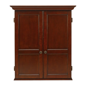 American Heritage Windsor Dartboard Cabinet in Espresso - Game Room Spot