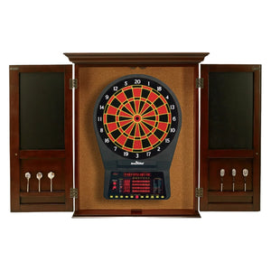 American Heritage Windsor Dartboard Cabinet - Game Room Spot