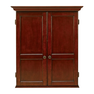American Heritage Windsor Dartboard Cabinet in Mahogany - Game Room Spot