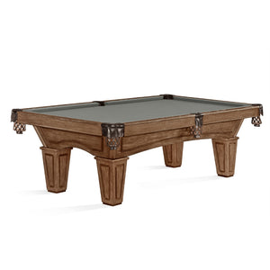Brunswick Allenton Rustic Dark Brown Pool Table - Game Room Spot