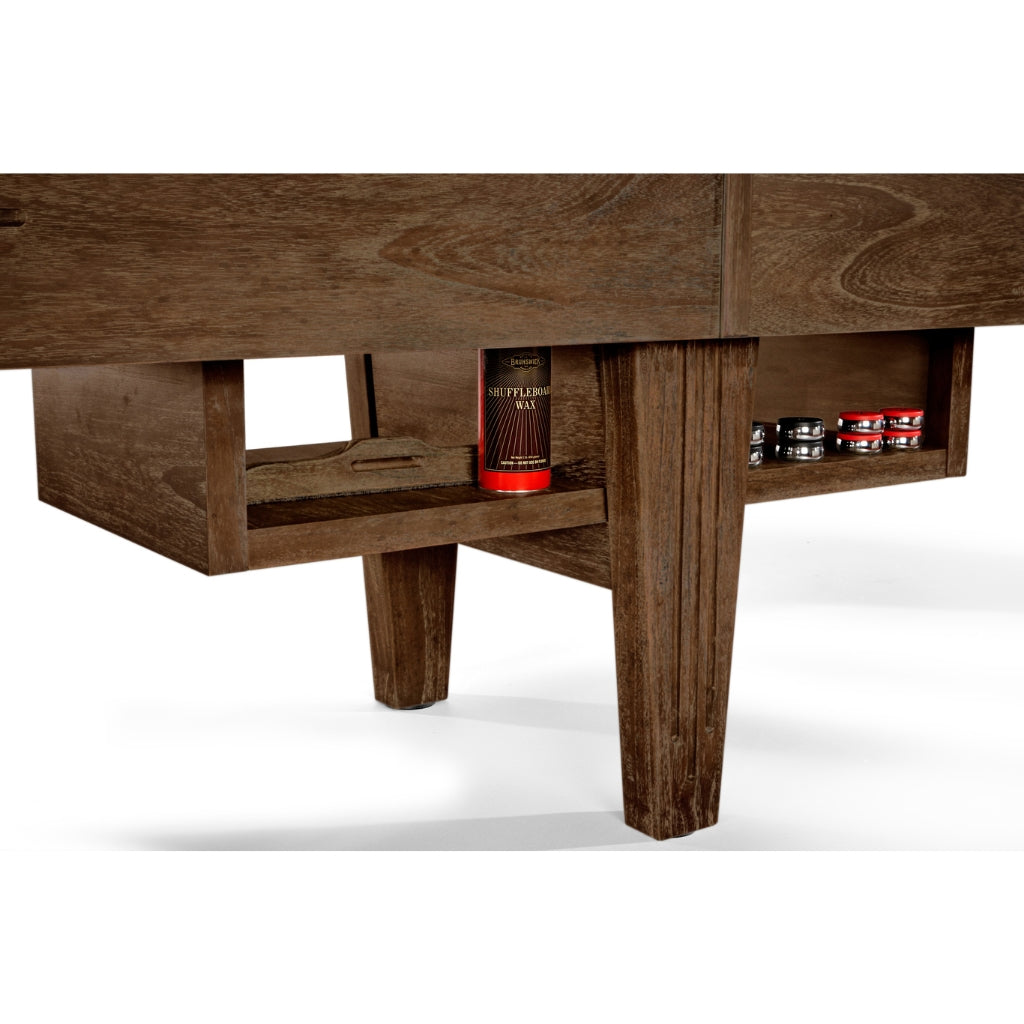 Brunswick Andover 14' Shuffleboard Rustic Dark Brown - Game Room Spot