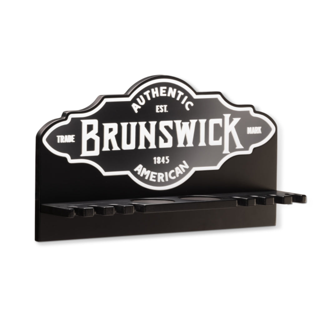 Brunswick Arena Mirror Wall Cue Rack - Game Room Spot