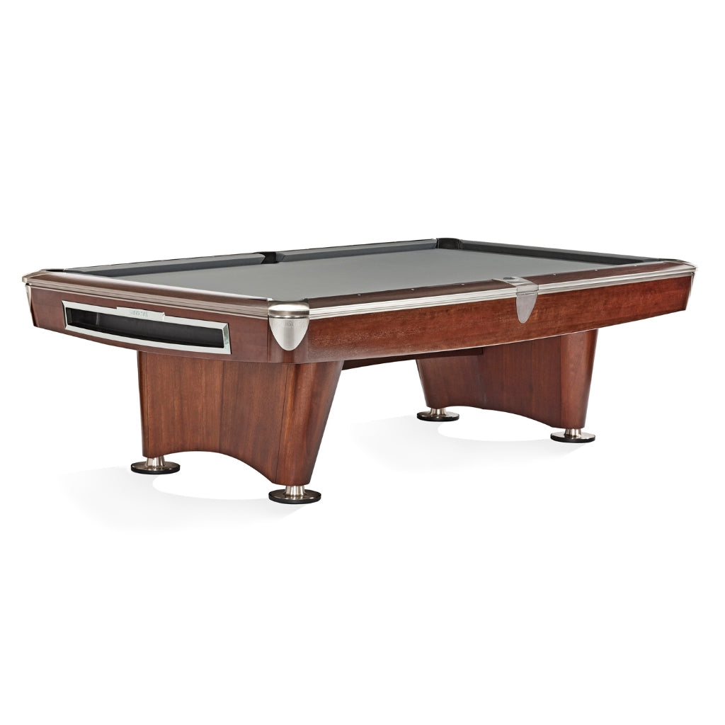 Brunswick Gold Crown VI Pool Table in Mahogany - Game Room Spot