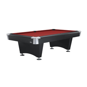 Brunswick Black Wolf 8' Pool Table in Cardinal Red - Game Room Spot