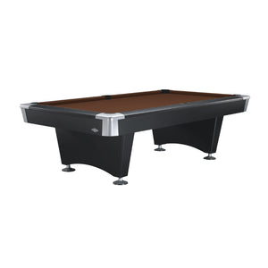 Brunswick Black Wolf 8' Pool Table in Chocolate Brown - Game Room Spot