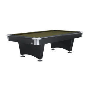 Brunswick Black Wolf 8' Pool Table in Olive - Game Room Spot