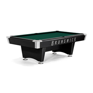 Brunswick Black Wolf Pro 7' Pool Table Drop Pocket in Timberline - Game Room Spot