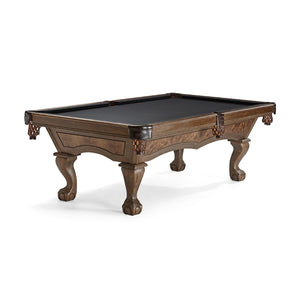 Brunswick Brae Loch 8' Pool Table in Charcoal Grey - Game Room Spot