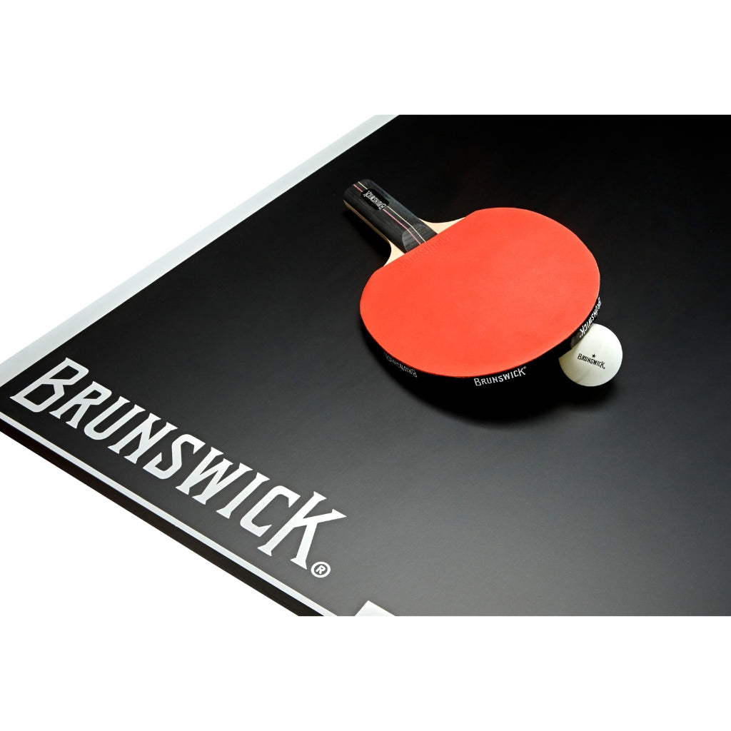 Brunswick CT7 Table Tennis Conversion Top Paddles and Balls - Game Room Spot