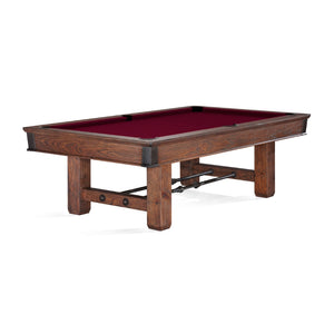 Brunswick Canton Pool Table with Merlot Cloth - Game Room Spot