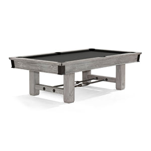 Brunswick Billiards Canton Pool Table Rustic Grey in Charcoal - Game Room Spot