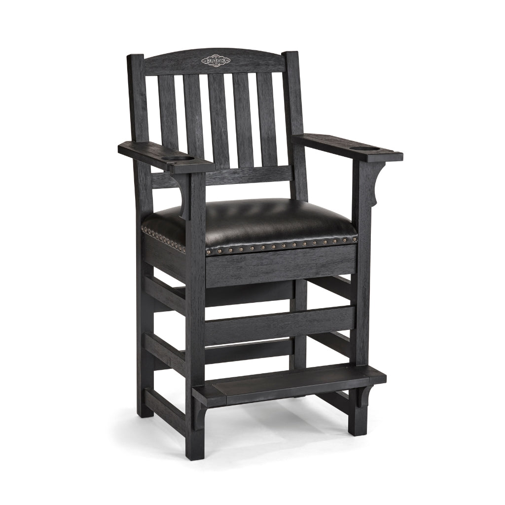 Brunswick Centennial Players Chair in Black - Game Room Spot