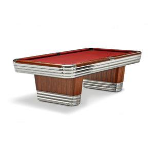 Brunswick Centennial Pool Table with Cardinal Red - Game Room Spot