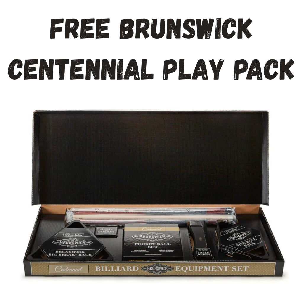 Brunswick Centennial Pool Table Free Centennial Play Pack - Game Room Spot