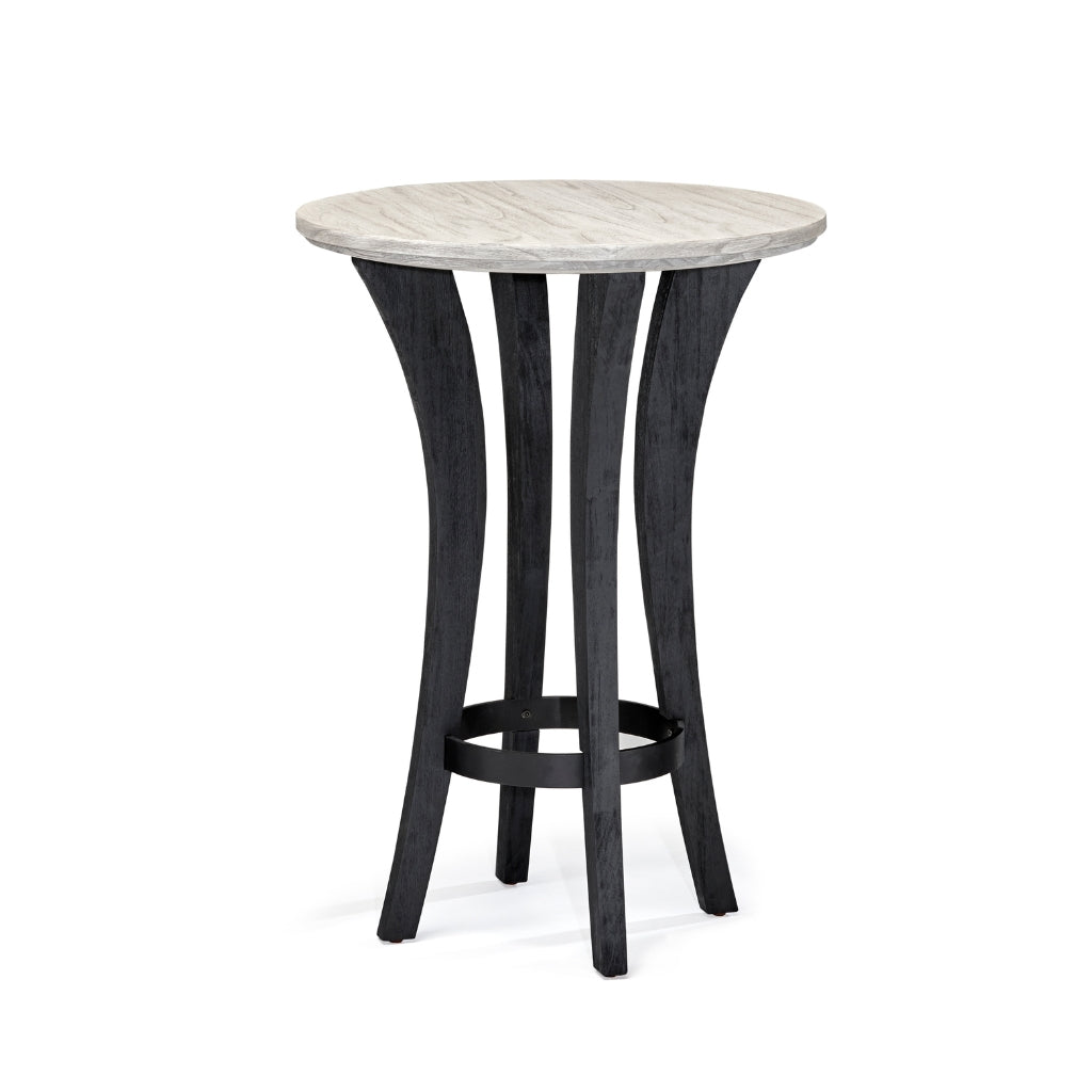 Brunswick Centennial Pub Table Rustic Grey and Black - Game Room Spot