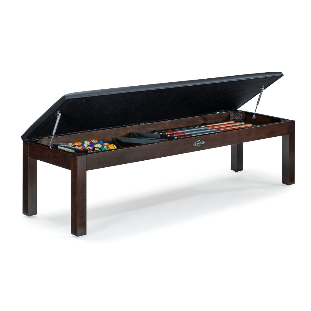 Brunswick Centennial Storage Bench Espresso - Game Room Spot