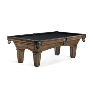 Brunswick Glenwood 8' Coffee Pool Table Tapered in Ebony - Game Room Spot