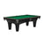 Brunswick Glenwood 8' Matte Black Pool Table in Brunswick Green - Game Room Spot
