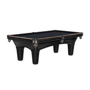 Brunswick Glenwood 8' Matte Black Pool Table in Ebony - Game Room Spot