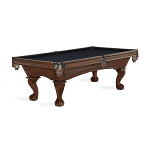 Brunswick Glenwood 8' Tuscana Pool Table Ball and Claw in Ebony - Game Room Spot
