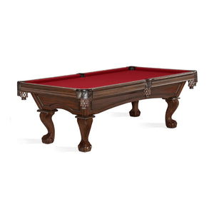 Brunswick Glenwood 8' Tuscana Pool Table Ball and Claw in McIntosh - Game Room Spot