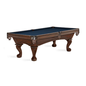 Brunswick Glenwood 8' Tuscana Pool Table Ball and Claw in Regatta Blue - Game Room Spot