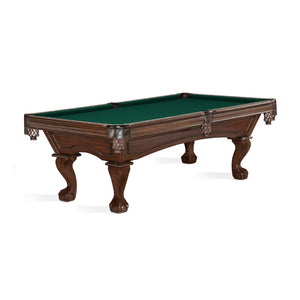 Brunswick Glenwood 8' Tuscana Pool Table Bar and Claw in Timberline - Game Room Spot