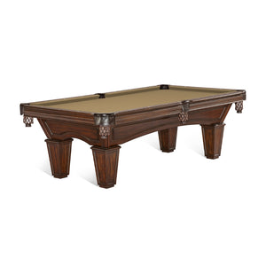 Brunswick Glenwood 8' Tuscana Pool Table Tapered in Sahara - Game Room Spot