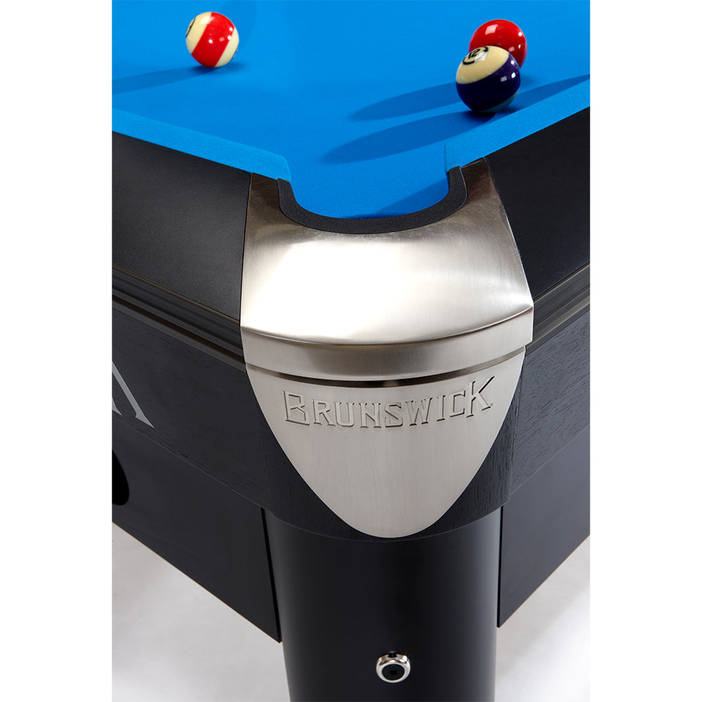 Brunswick Gold Crown Coin Operated Pool Table logo - Game Room Spot