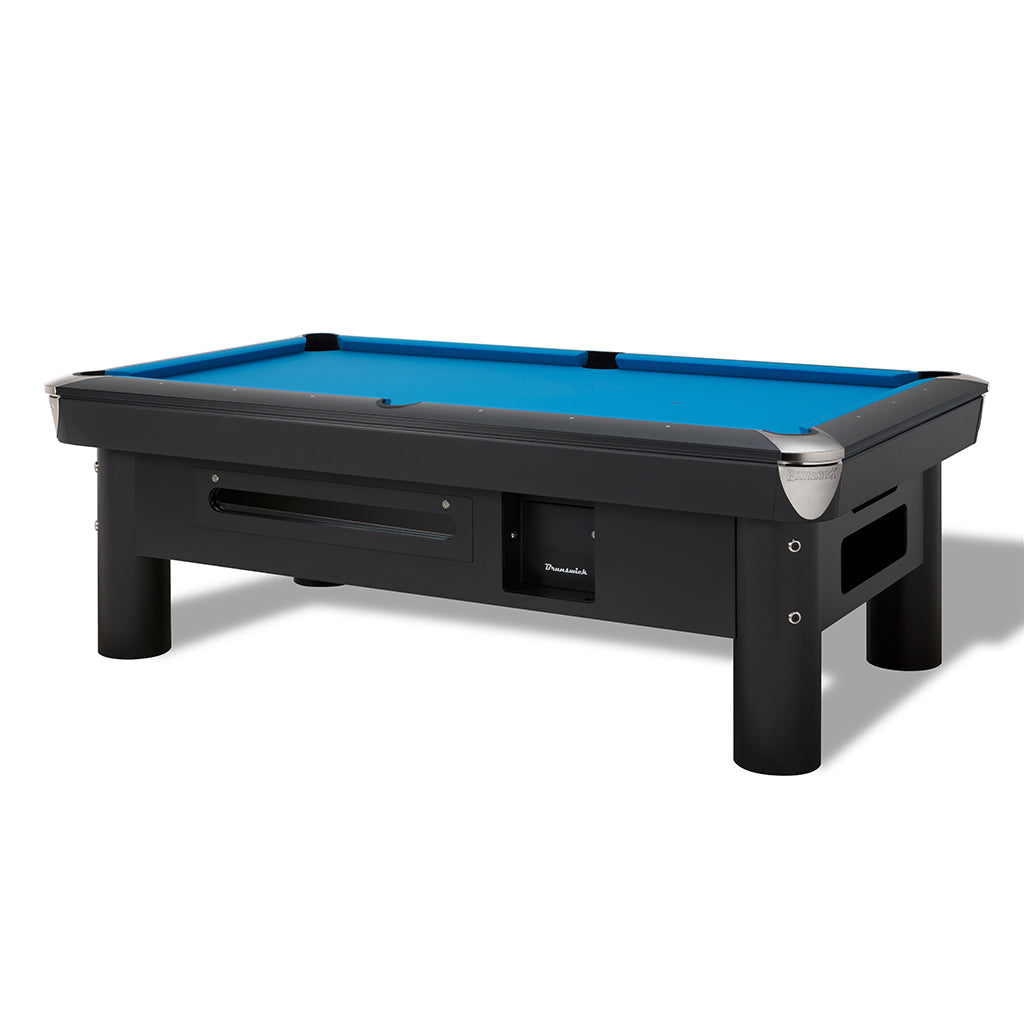 Brunswick Gold Crown Coin Operated Pool Table no pay option - Game Room Spot