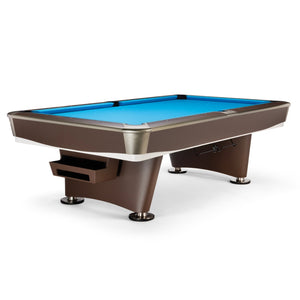 Brunswick Gold Crown VII 8 Foot Pool Table Angle View - Game Room Spot