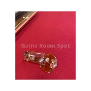 Brunswick Gold Crown VI Pool Table in Mahogany Centennial Cloth - Game Room Spot