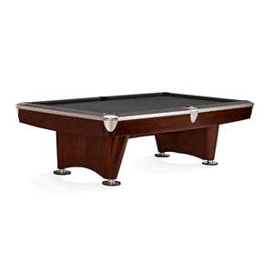 Brunswick Gold Crown VI 8' Pool Table in Charcoal Grey - Game Room Spot