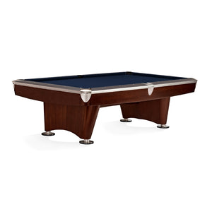 Brunswick Gold Crown VI 8' Pool Table in Midnight Blue - Game Room Spot