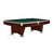 Brunswick Gold Crown VI 8' Pool Table in Timberline - Game Room Spot