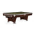 Brunswick Gold Crown VI 9' Pool Table Gully in Olive - Game Room Spot