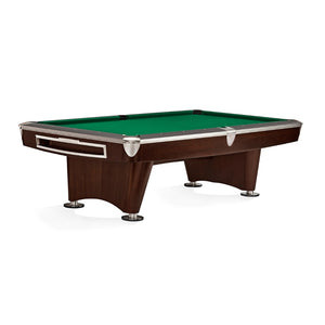 Brunswick Gold Crown VI 9' Pool Table in Brunswick Green - Game Room Spot
