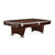 Brunswick Gold Crown VI 9' Pool Table in Chocolate Brown - Game Room Spot