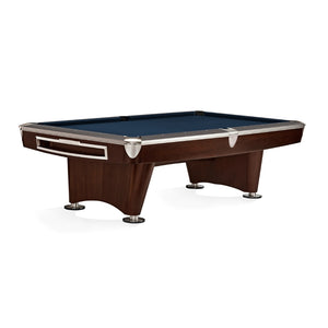 Brunswick Gold Crown VI 9' Pool Table in Regatta Blue - Game Room Spot