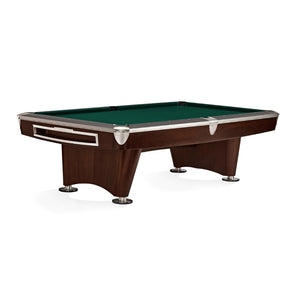 Brunswick Gold Crown VI 9' Pool Table in Timberline - Game Room Spot