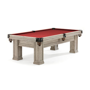 Brunswick Oakland II Pool Table in Cardinal Red - Game Room Spot