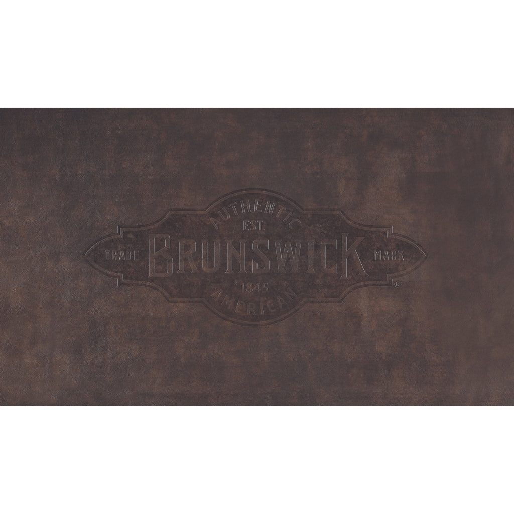 Brunswick Pool Table Cover Brown Logo - Game Room Spot