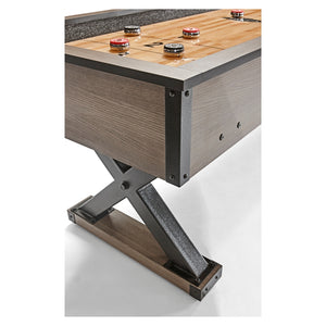 Brunswick Premier 12' Shuffleboard Table corner - Game Room Spot