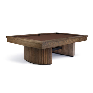 Brunswick Rayburn 8 Foot Pool Table with Chocolate Brown Cloth - Game Room Spot