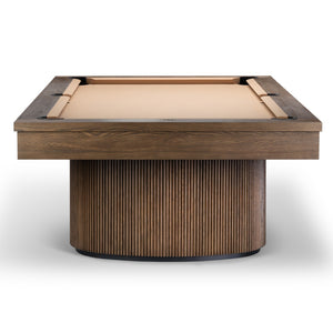 Brunswick Rayburn 8 Foot Pool Table Front View - Game Room Spot