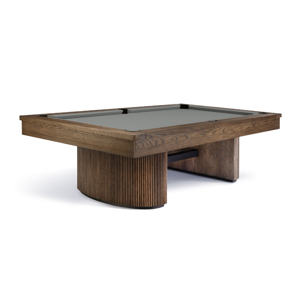 Brunswick Rayburn 8 Foot Pool Table with Gun Metal Grey Cloth - Game Room Spot